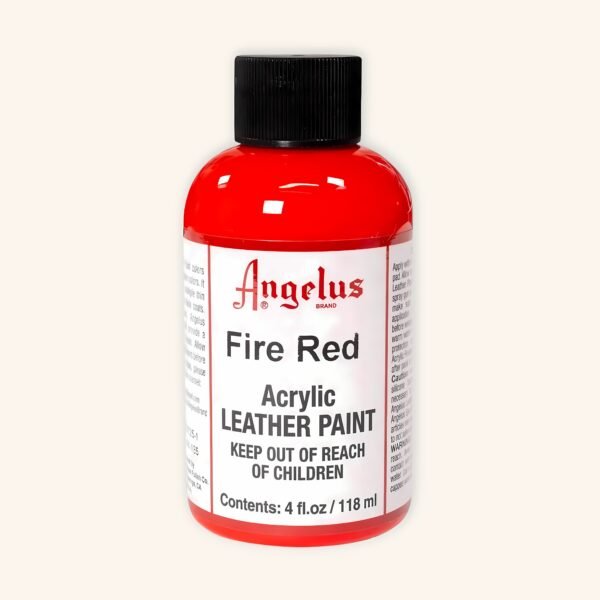 Angelus Fire Red Acrylic Leather Paint